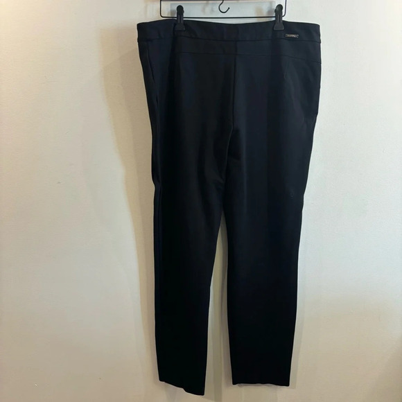 JOSEPH RIBKOFF Sz 16 Pants Pull On Jersey Knit Straight Tapered Leg  Trousers - Picture 4 of 8